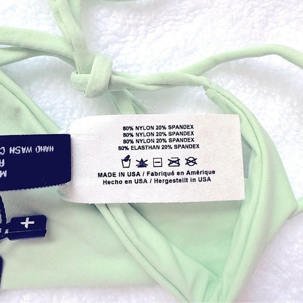 NWT Tavik Extra-High Leg Extra-Cheeky Bikini Bottom Sea Foam Green Size X-Small